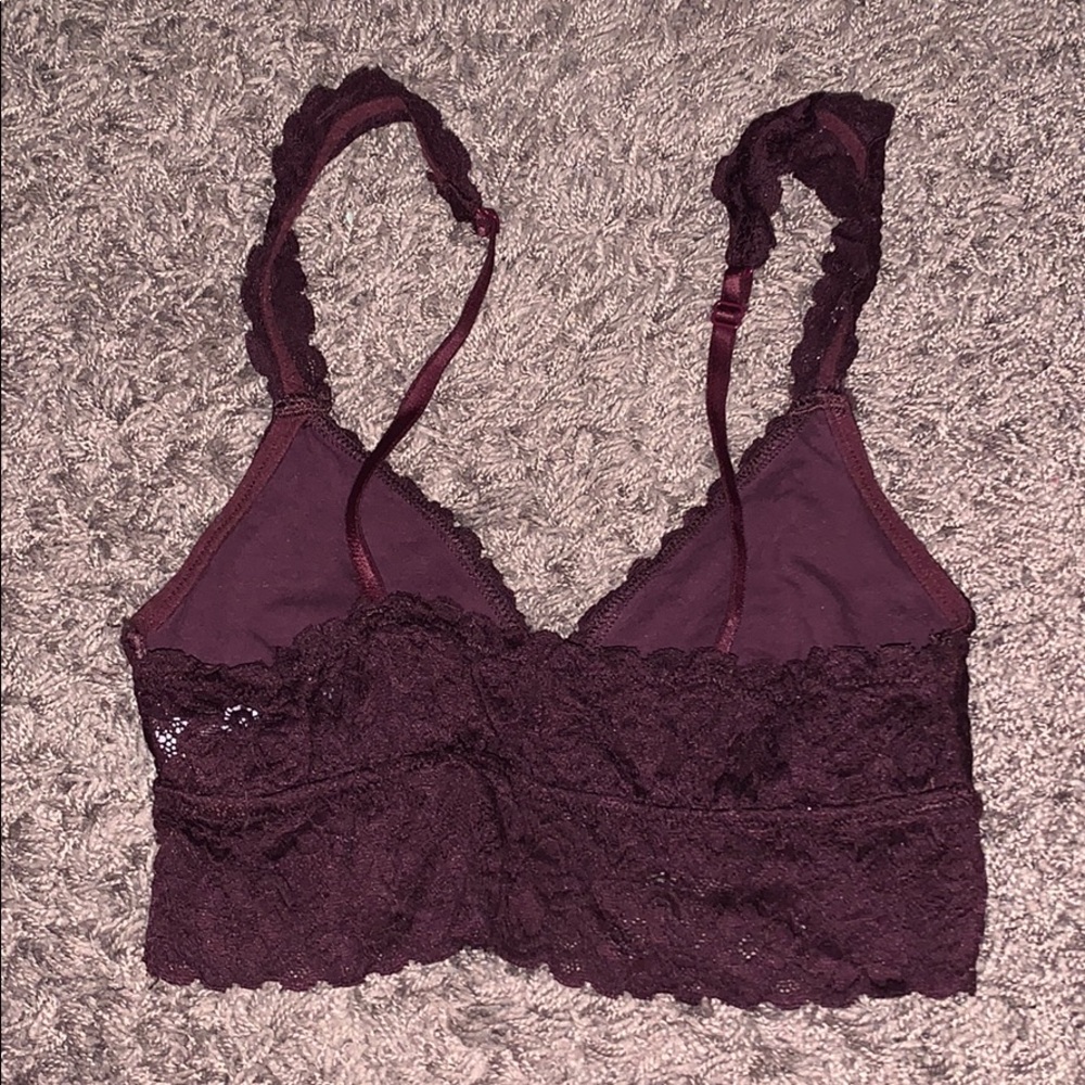 maroon aerie bralette - Picture 2 of 3